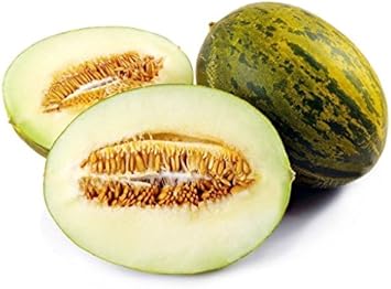 Green Toadskin Melon Fruit Seeds - Exotic Melons with a Unique Appearance 100 pcs